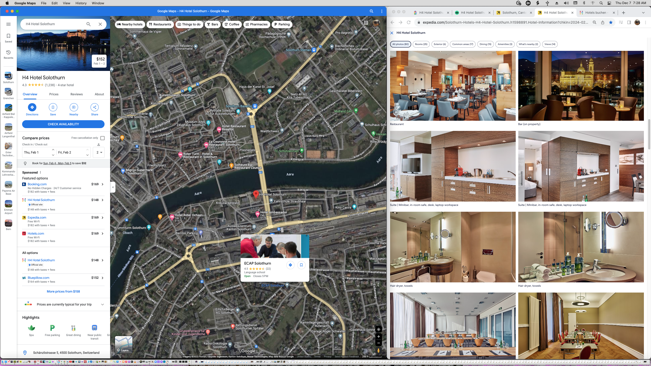 ./ - H4 Hotel Solothurn Overview - Suite $300 a day - Screen Shot 2023-12-07 at 7.28.07 AM.png